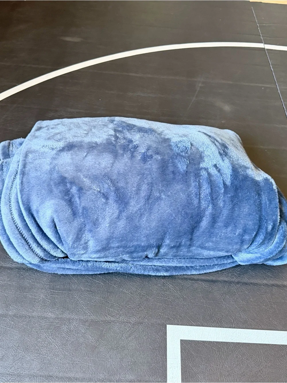 Threshold Soft Plush Navy Blue Throw Blanket